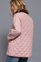 Load image into Gallery viewer, Quilted Jacket with Corduroy Collar
