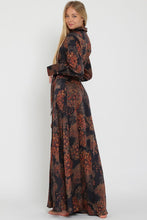 Load image into Gallery viewer, Moody Floral Wrap Dress
