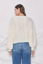 Load image into Gallery viewer, Tiny Bow Sweater in Cream
