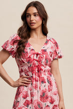 Load image into Gallery viewer, Tie Front Poppy Dress
