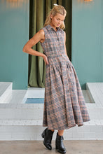 Load image into Gallery viewer, Plaid Sleeveless Dress
