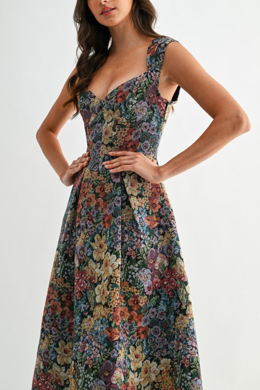 Fall Floral Dress JUNIEblake Fall Floral Dress JUNIEblake