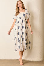 Load image into Gallery viewer, Dainty Floral Embroidered Dress
