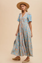 Load image into Gallery viewer, Border Print Button Down Dress
