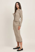 Load image into Gallery viewer, Striped Ribbed Sweater Set
