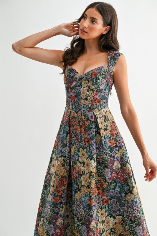 Fall Floral Dress – JUNIEblake