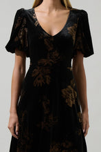 Load image into Gallery viewer, Velvet Floral Dress
