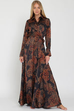 Load image into Gallery viewer, Moody Floral Wrap Dress
