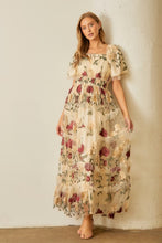 Load image into Gallery viewer, Cosette Floral Embroidered Dress
