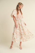 Load image into Gallery viewer, Peach Perfect Floral Dress
