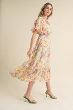 Load image into Gallery viewer, Spring Garden Dress in Vibrant Floral
