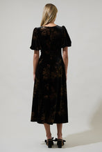 Load image into Gallery viewer, Velvet Floral Dress
