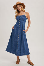 Load image into Gallery viewer, Denim Tank Dress
