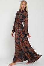 Load image into Gallery viewer, Moody Floral Wrap Dress
