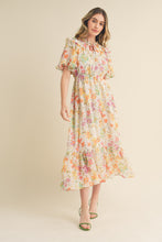 Load image into Gallery viewer, Spring Garden Dress in Vibrant Floral
