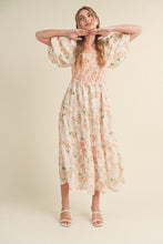 Load image into Gallery viewer, Peach Perfect Floral Dress
