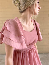 Load image into Gallery viewer, The Abigail Ruffle Tiered Sleeve Dress
