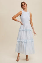 Load image into Gallery viewer, Blue Gingham Checked Dress
