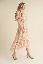 Load image into Gallery viewer, Spring Garden Dress in Vibrant Floral
