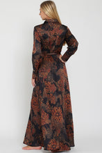 Load image into Gallery viewer, Moody Floral Wrap Dress
