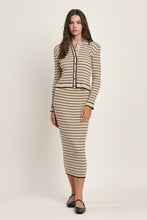 Load image into Gallery viewer, Striped Ribbed Sweater Set
