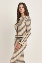 Load image into Gallery viewer, Striped Ribbed Sweater Set
