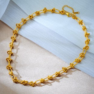 Gold Plated Chunky Necklace