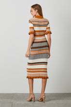 Load image into Gallery viewer, Ruffle Hem Sweater Dress
