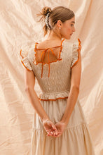 Load image into Gallery viewer, Ruffle Smocked Bodice Dress
