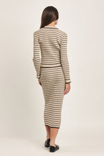 Load image into Gallery viewer, Striped Ribbed Sweater Set
