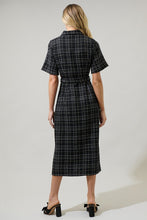 Load image into Gallery viewer, Tweed Button Up Pencil Dress
