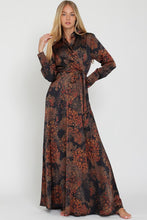 Load image into Gallery viewer, Moody Floral Wrap Dress
