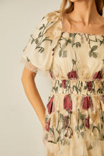 Load image into Gallery viewer, Cosette Floral Embroidered Dress
