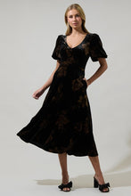 Load image into Gallery viewer, Velvet Floral Dress
