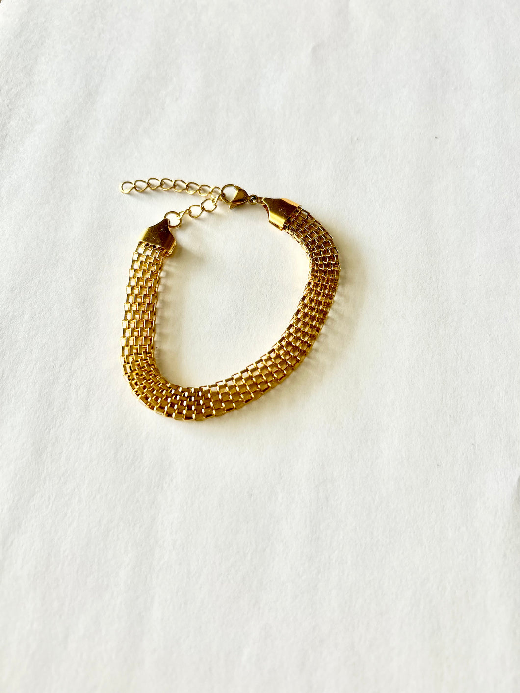 Gold Plated Linked Bracelet