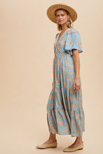 Load image into Gallery viewer, Border Print Button Down Dress
