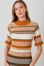 Load image into Gallery viewer, Ruffle Hem Sweater Dress
