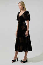 Load image into Gallery viewer, Velvet Floral Dress
