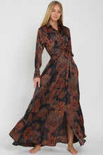 Load image into Gallery viewer, Moody Floral Wrap Dress
