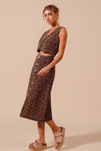 Load image into Gallery viewer, Mocha Leopard Twill Set
