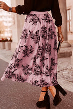 Load image into Gallery viewer, Light Pink Floral Embossed Skirt
