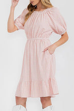 Load image into Gallery viewer, Checked Ruffle Dress
