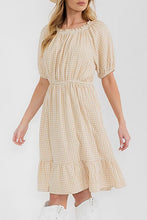 Load image into Gallery viewer, Checked Ruffle Dress
