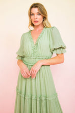 Load image into Gallery viewer, Bohemian Ruffle Dress

