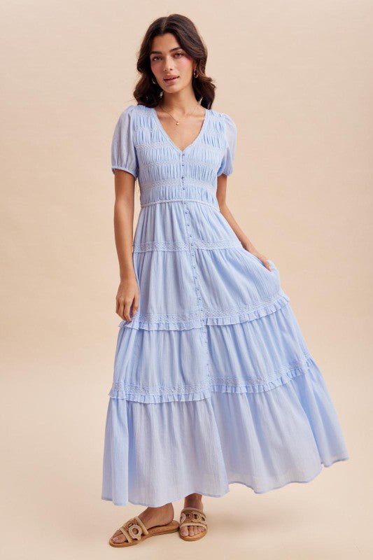 wendy blue dress – JUNIEblake Color:Antique Rose Help Peter Pan find 2511 An Easy Denim Dress