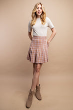Load image into Gallery viewer, Pleated Plaid Skirt

