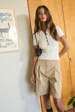 Load image into Gallery viewer, Stitch Detail Collared Top
