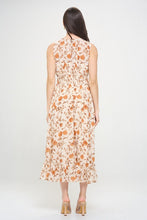 Load image into Gallery viewer, Sleeveless Chiffon Floral Dress
