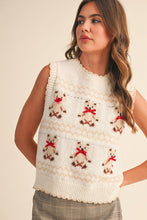 Load image into Gallery viewer, Teddy Bear Sweater Vest
