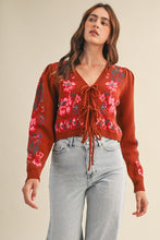 Load image into Gallery viewer, Tie Front Cropped Cardigan
